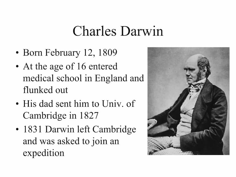 Darwin & Natural Selection What We Already Know
Organisms depend on each other and their
environment for survival
If environmental condition
