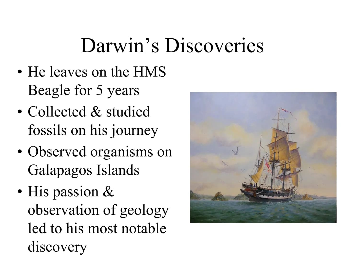 Darwin & Natural Selection What We Already Know
Organisms depend on each other and their
environment for survival
If environmental condition