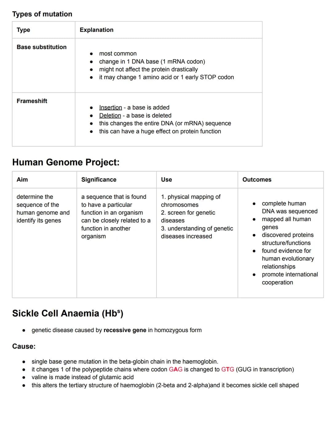 C3.1 Genes
● Gene: particular section of DNA strand that forms a specific protein. It is a heritable factor that influences a
characteristic
