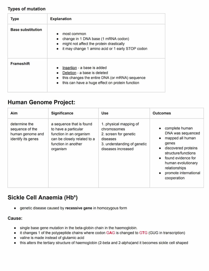 C3.1 Genes
● Gene: particular section of DNA strand that forms a specific protein. It is a heritable factor that influences a
characteristic