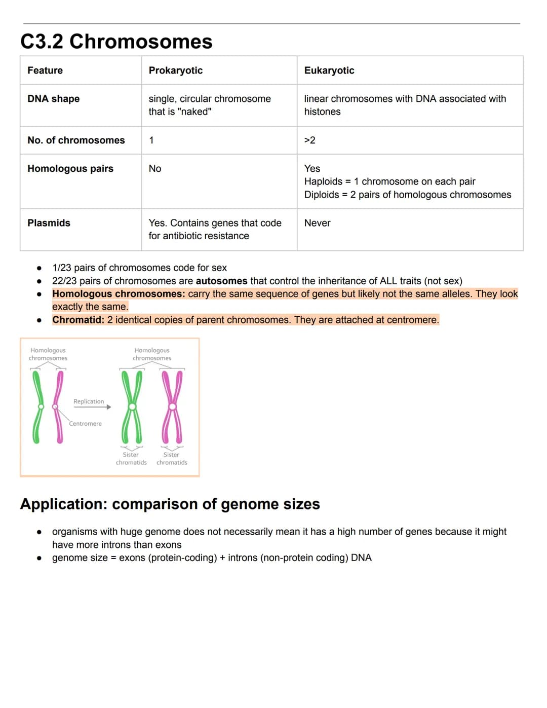 C3.1 Genes
● Gene: particular section of DNA strand that forms a specific protein. It is a heritable factor that influences a
characteristic