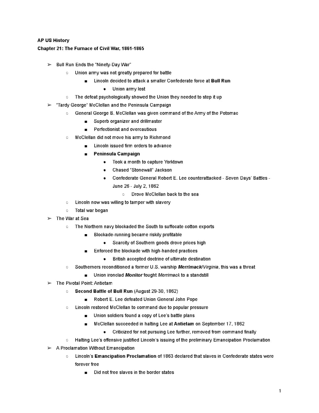 APUSH Chapter 21: American Pageant Summary & Quizlet Notes PDF