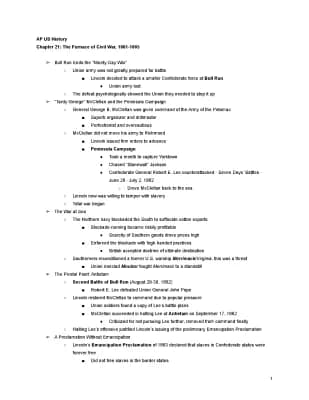 Know APUSH | Chapter 21: The Furnace of Civil War Notes thumbnail