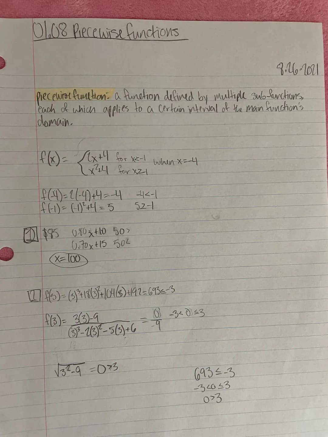 Piecewise Functions Fun: Easy Examples and Solutions for Kids