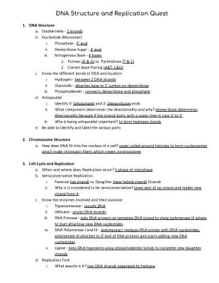 Know DNA Structure and Replication thumbnail