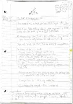 Know To Kill a Mockingbird Notes Chpater 1-5 thumbnail