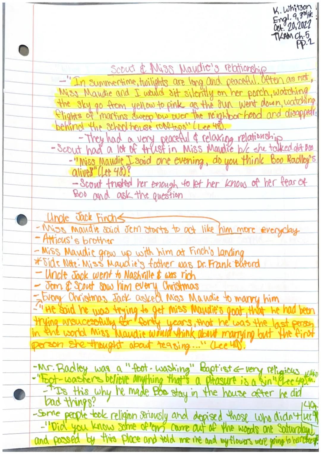 
<p>In the first chapter of "To Kill a Mockingbird," the story is narrated by Scout, an adult who is looking back on her childhood. The nove