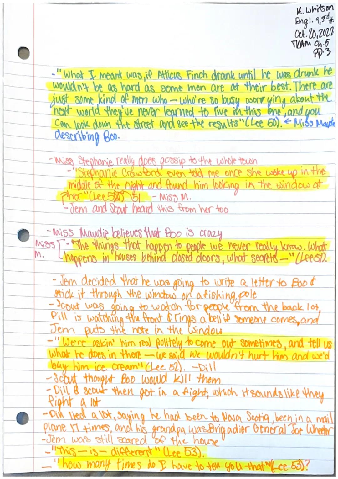 
<p>In the first chapter of "To Kill a Mockingbird," the story is narrated by Scout, an adult who is looking back on her childhood. The nove