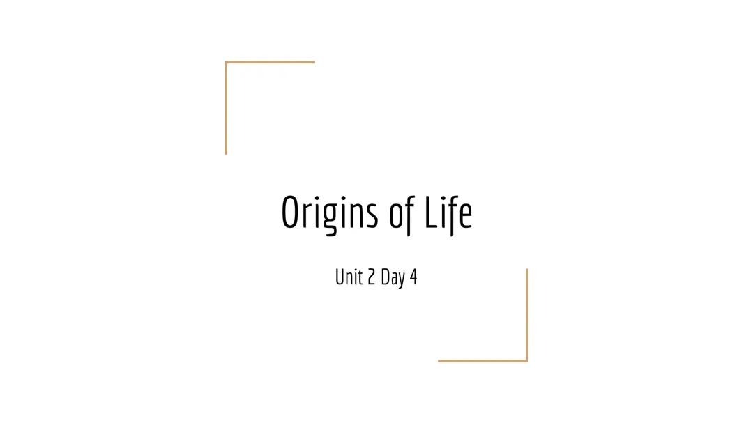 Origins of life scientists and theories