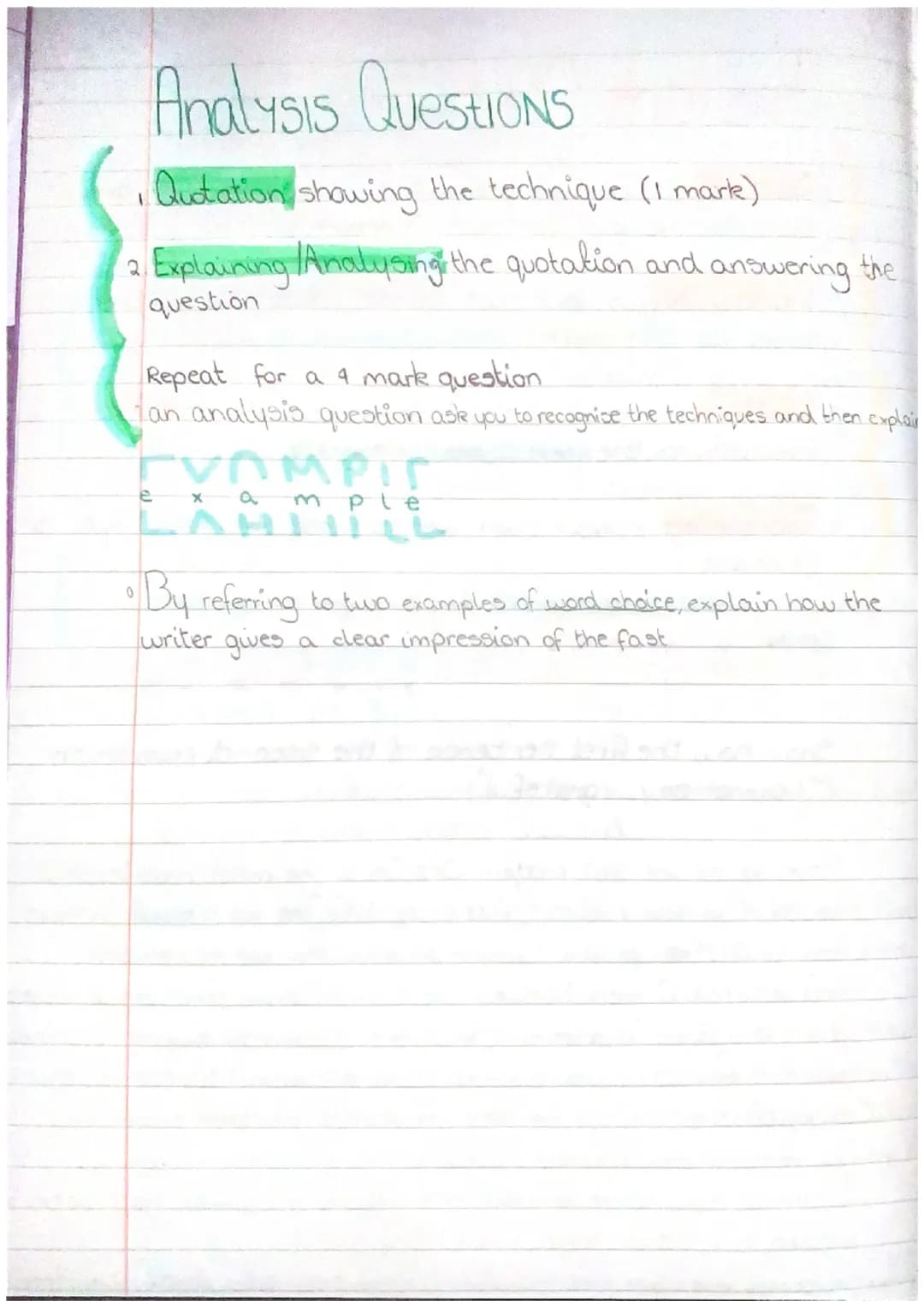 UNDERSTANDING
QUESTIONS
Tot take
+ these questions are asked in order to test that you
understanding the main ideas and details of the
text/