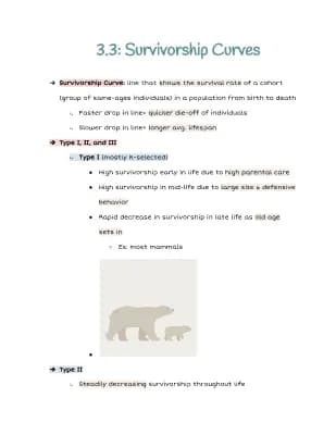 Know APES Unit 3.3 Survivorship Curves thumbnail