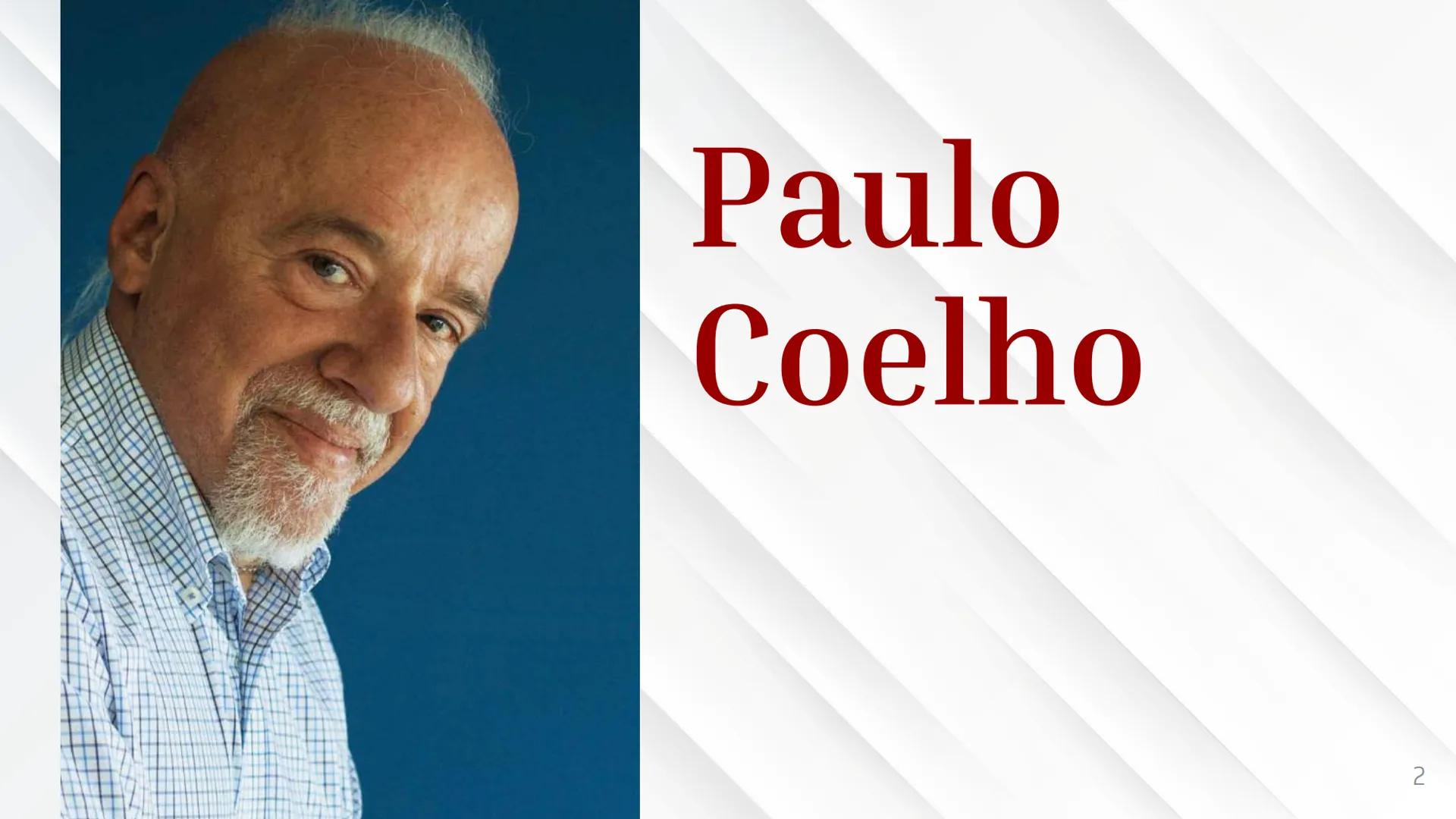 The Alchemist
By Paulo Coelho
The
ALCHEMIST
25
ANNIVERSARY
EDITION
PAULO COELHO Paulo
Coelho
2 About the author...
Born 1947 in Rio de Janei