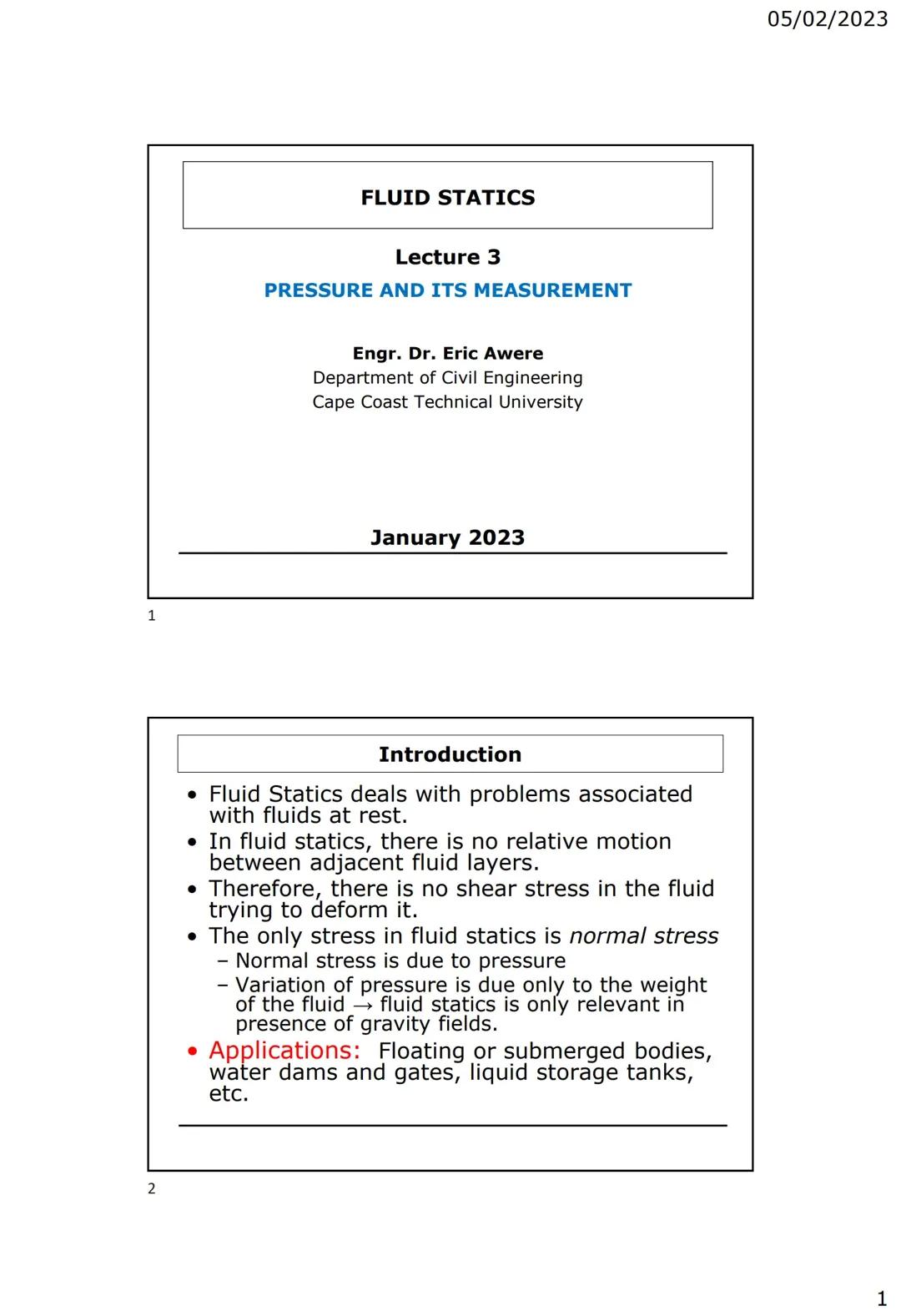 Understanding Pressure: Concepts and Measurement Techniques