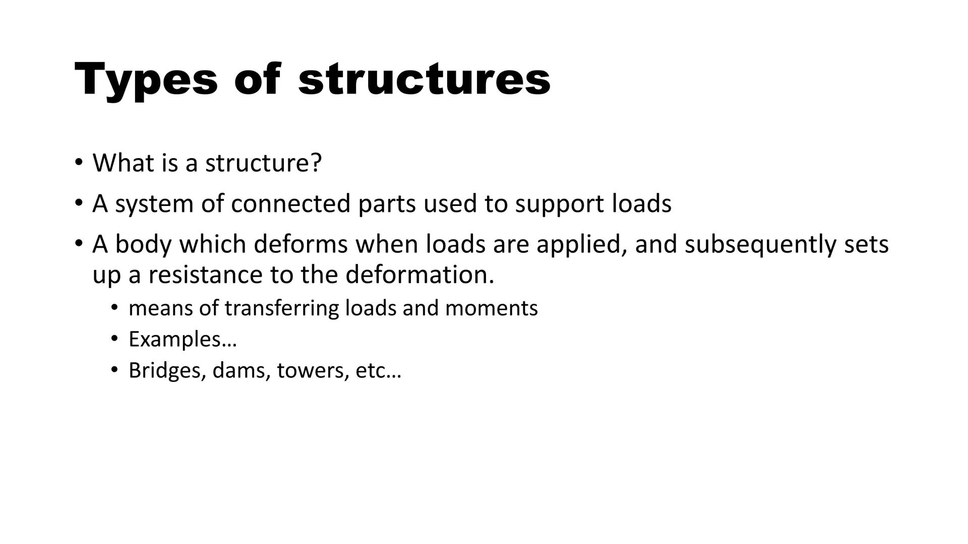 # Introduction to
# Civil Engineering
# (ВСЕ 111)
## Lecture 3
Ing. Dr. G. J. Amissah
Dept. of Civil Engineering
CCTU # Types of structure