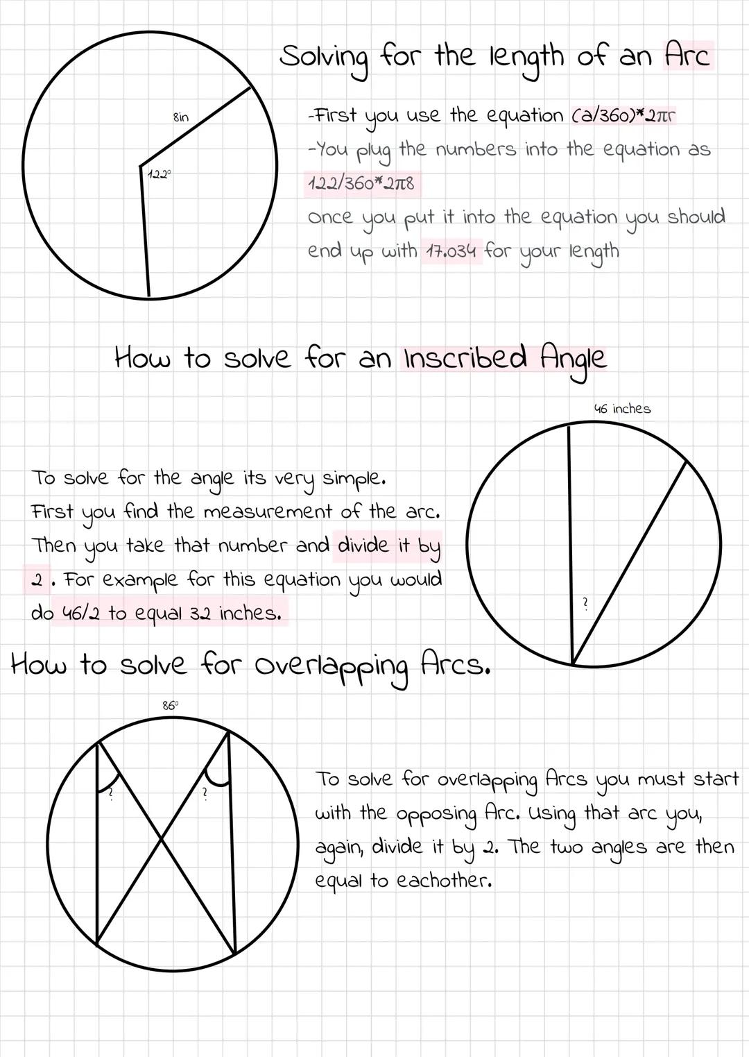 # Circles
A
C
Chord: A segmant with endpoints on the circle
Diameter: A chord that passes through the center
Tangent: A line that intersec