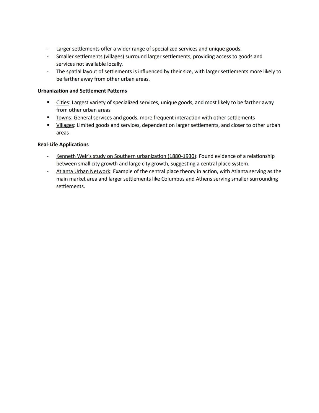 # Unit 6 # Topic 1: The Origin and Influences of Urbanization
Site Factors vs. Situation Factors
When thinking about the origins and influ