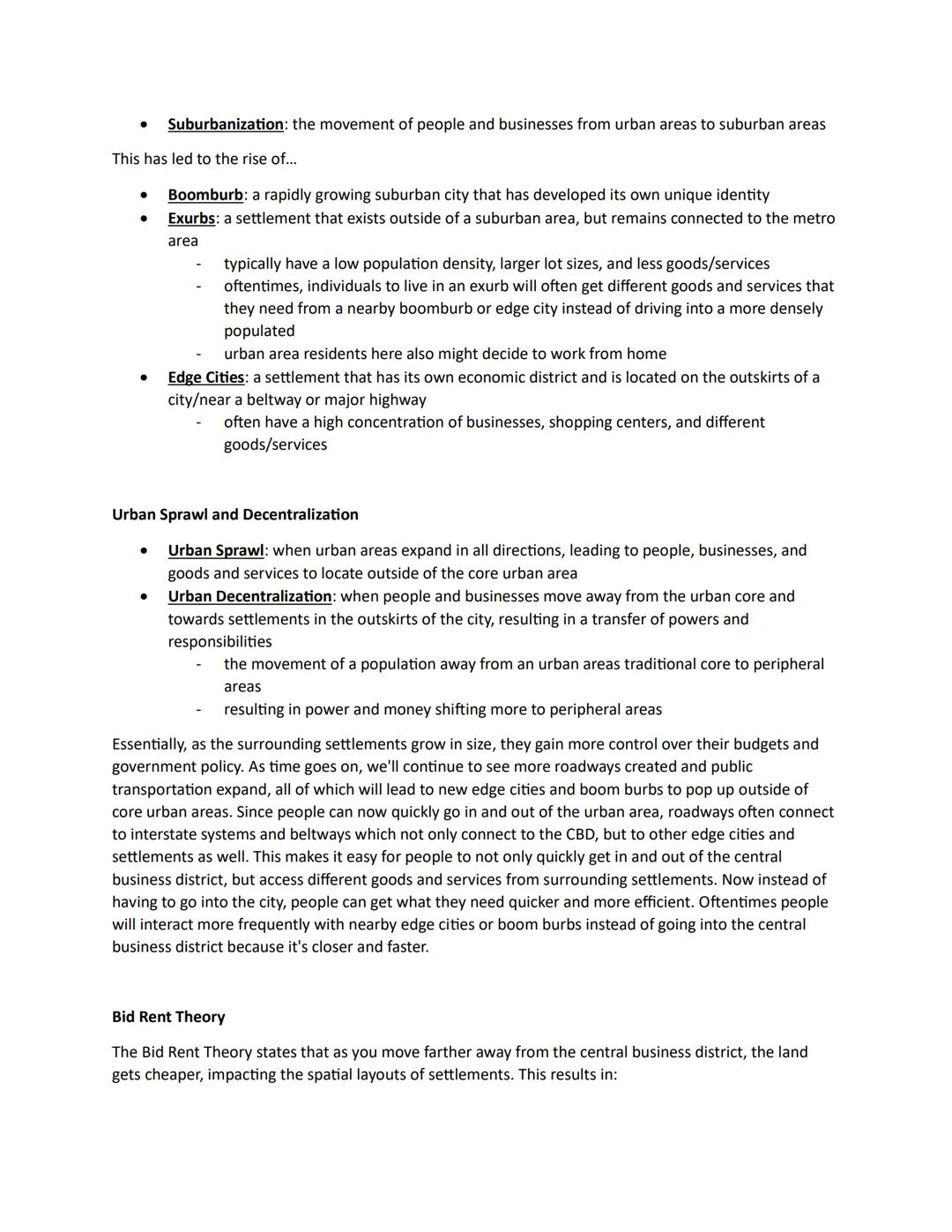 # Unit 6 # Topic 1: The Origin and Influences of Urbanization
Site Factors vs. Situation Factors
When thinking about the origins and influ