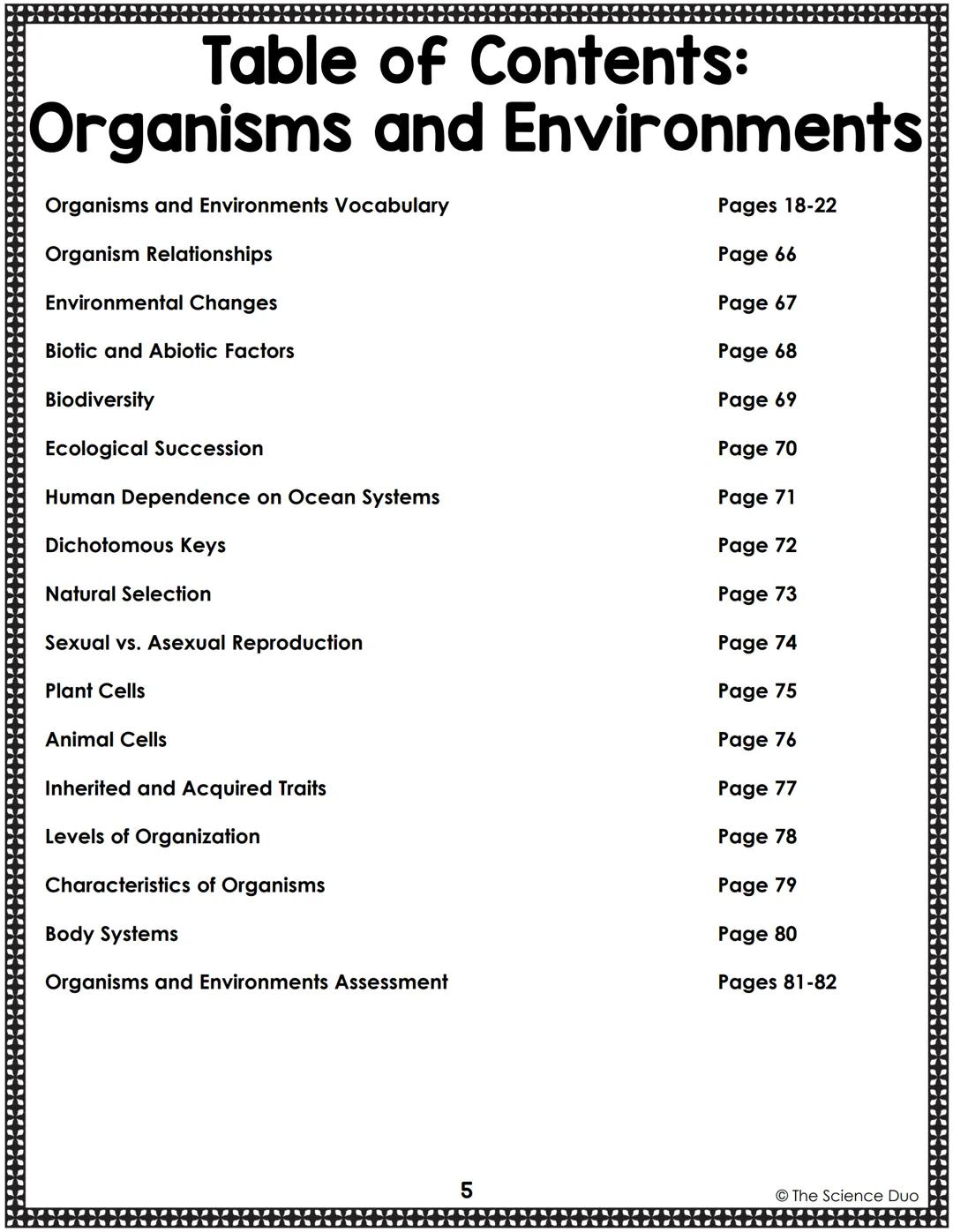 Name:
8th Grade Science
STAAR
Review Booklet
MMM
My STAAR Goal:
The Science Duo Table of Contents:
Matter and Energy
Matter and Energy Vocab