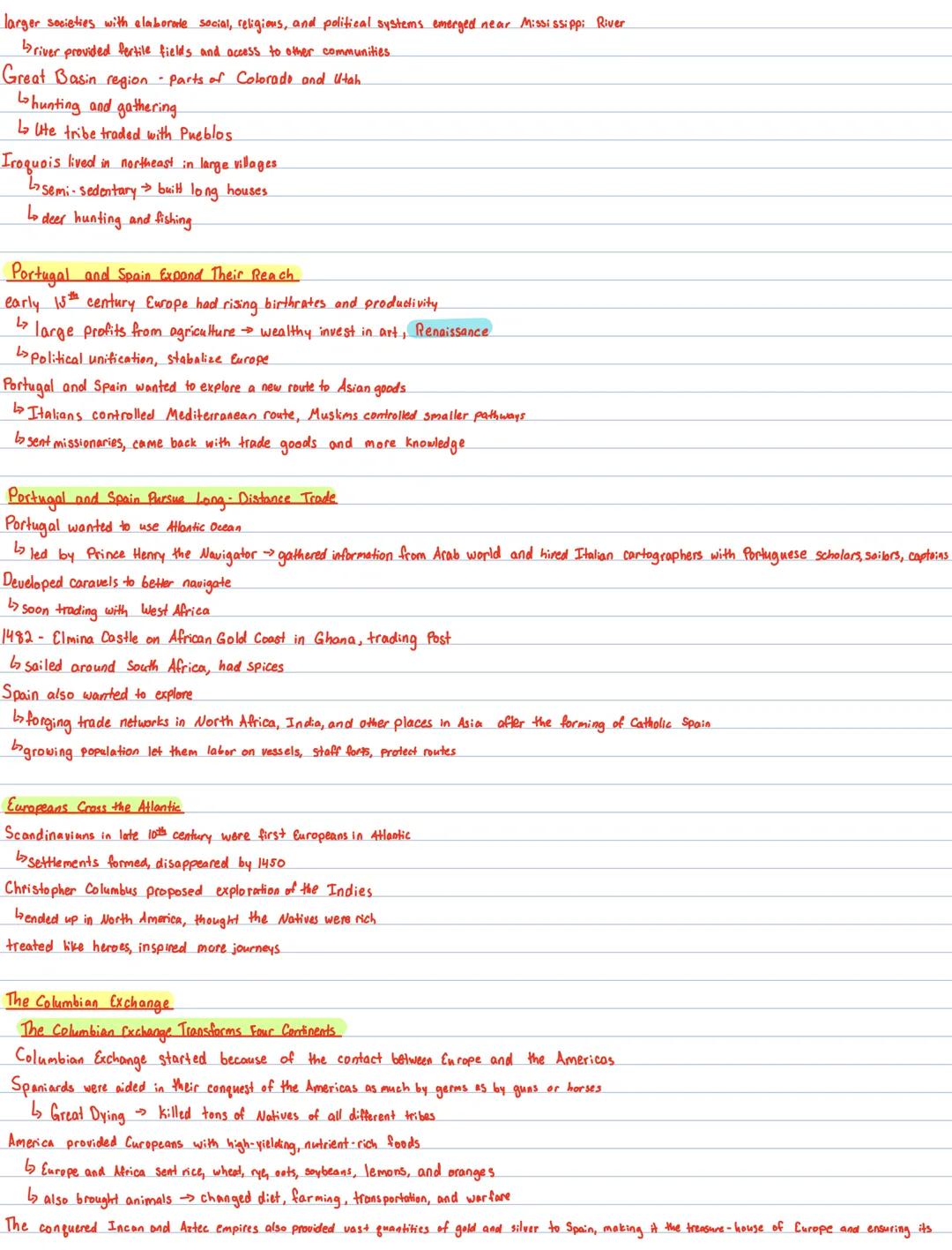 Diverse American Indian Societies
First migration of people to the Americas was from northeast Asia 25,000 years ago
دا
Pestablished agricul