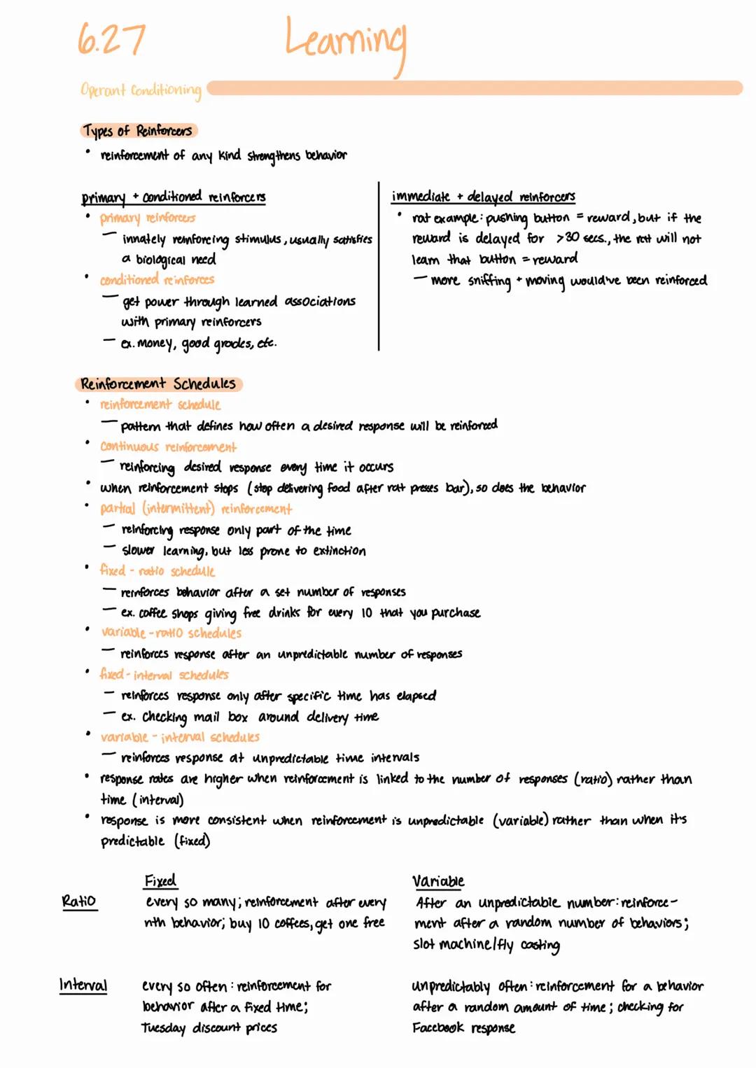 6.27
Operant Conditioning
Operant Conditioning
.
classical conditioning
associations between Stimuli
respondant behavior
operant conditionin