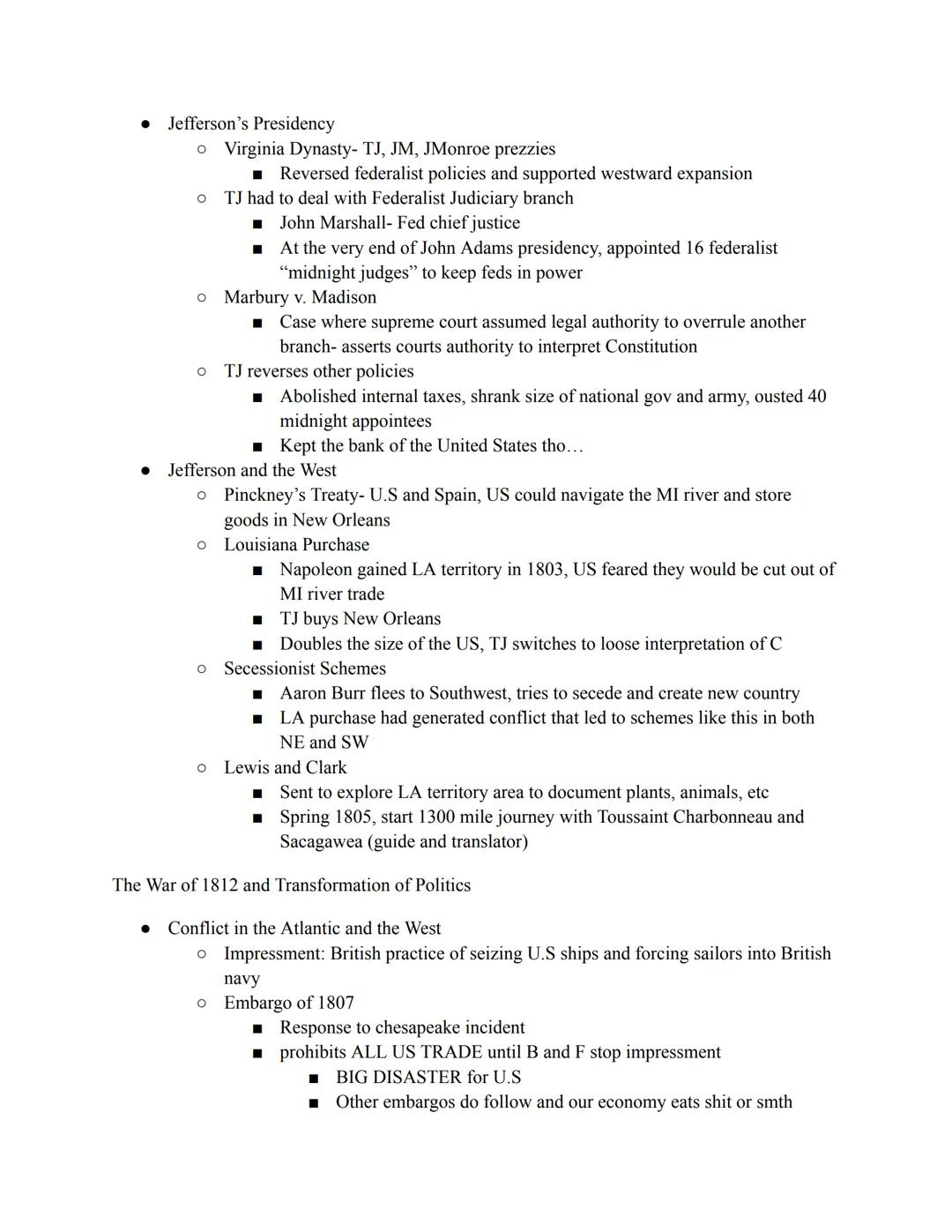 APUSH Unit 3 Notes
CH7- Hammering out a federal republic
Political Crisis of the 1970s
• Federalists Implement the Constitution
• New gov