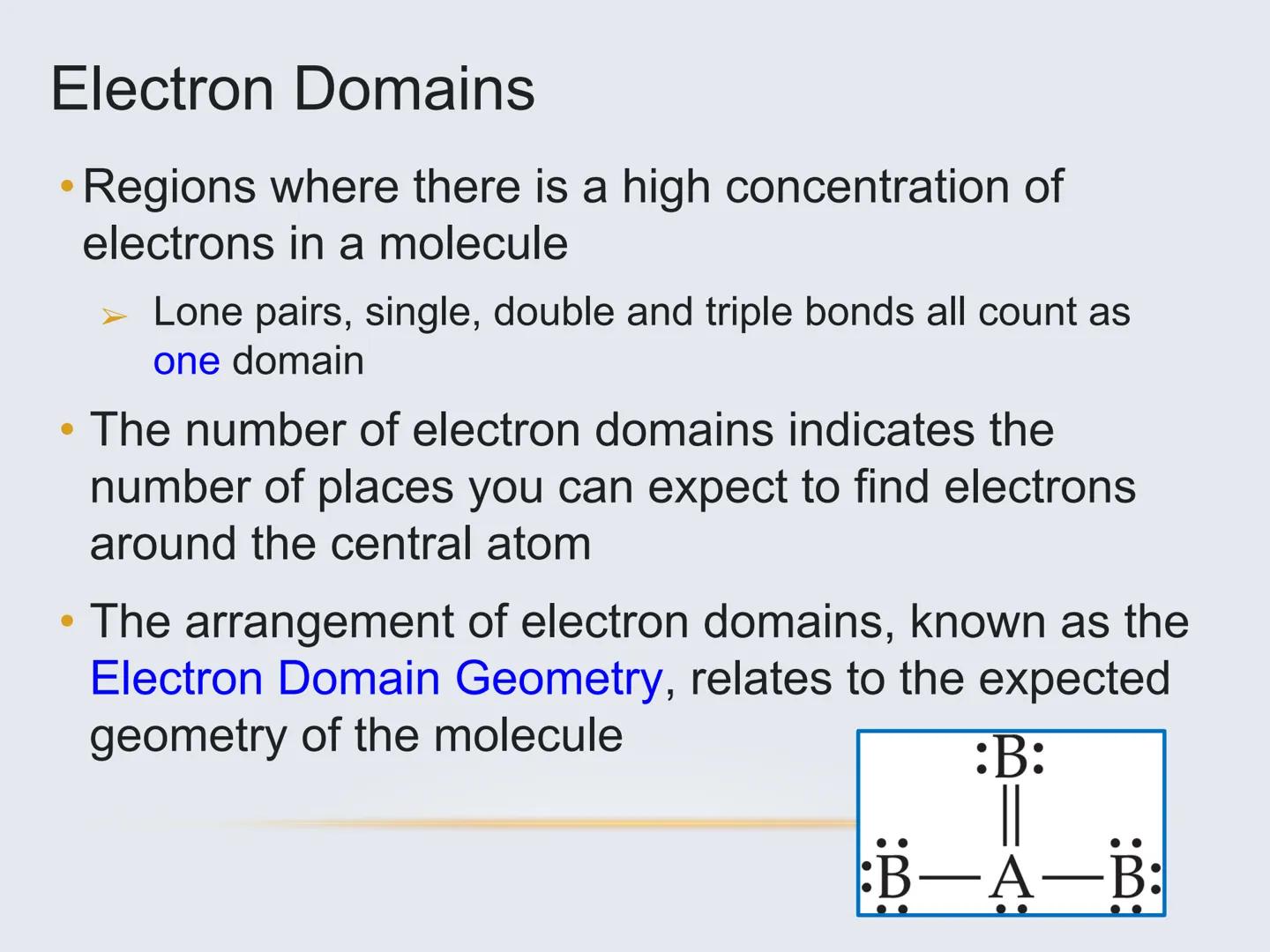 Molecular Geometry
The Shapes of Molecules Molecular Geometry
.
The 3D arrangement of atoms
that constitute a molecule
• Includes the genera