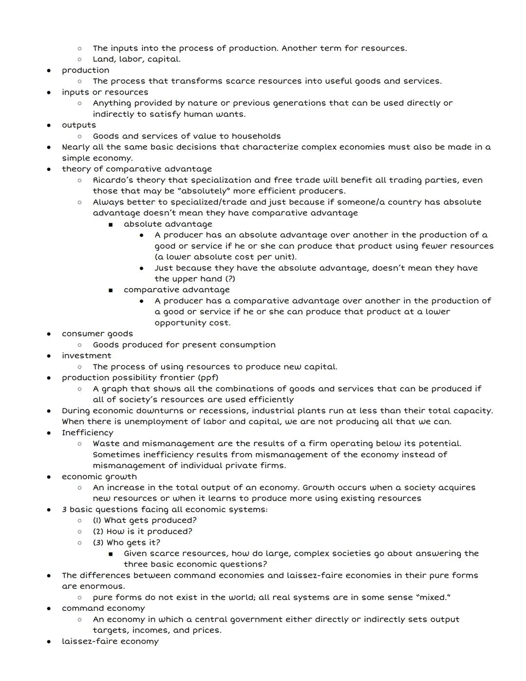 --- OCR Start ---
CHI-The Scope and Methods of Economics
Economics
- The study of how individuals and societies choose to use the scarce res