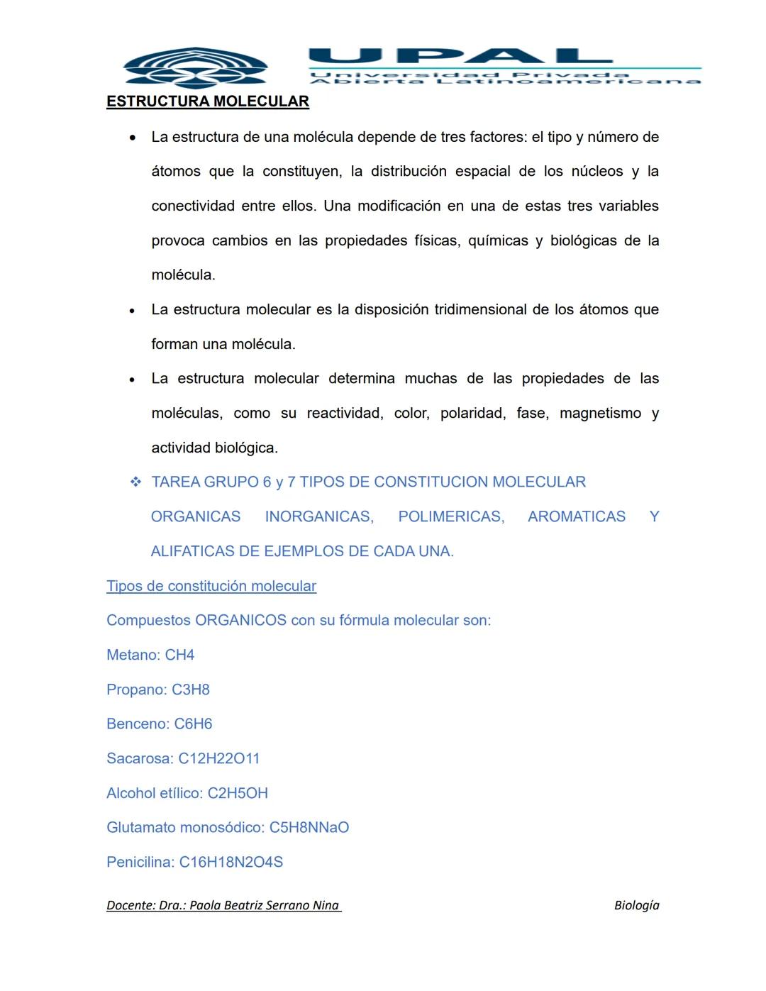 UPAL
Diversidad Privad
MATERIA: BIOLOGIA
DOCENTE: DRA.: PAOLA BEATRIZ SERRANO NINA
CURSO: TEORICO 6
CODIGO: BYF 113
UNIDAD 1
ORIGEN DE LA V
