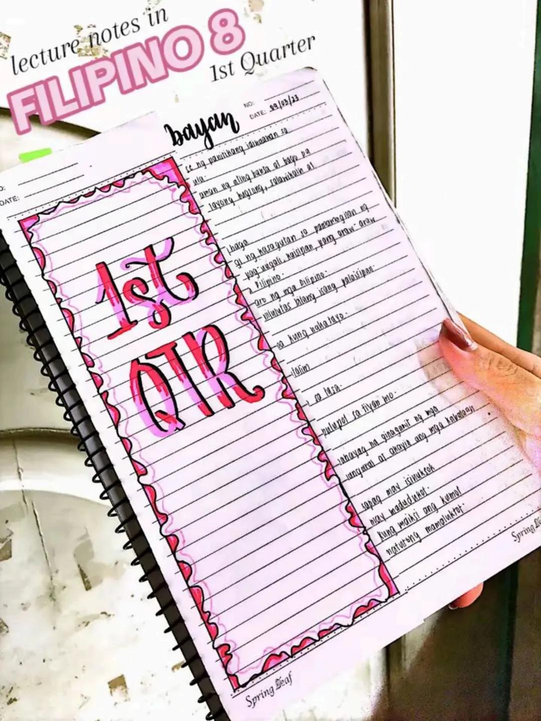 Filipino Grade 9 NOTES ✨