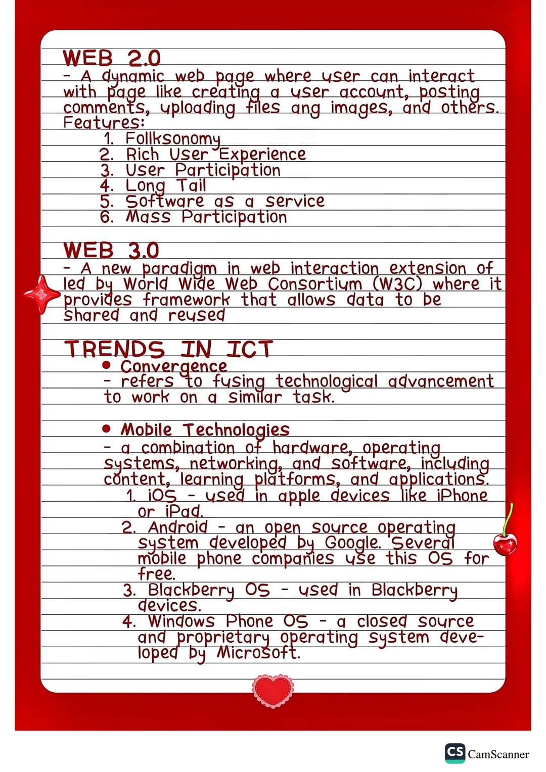 Reigh's
Notes
WHAT IS ICT?
Empowerment Technologies for
Professional Tracks
SMTW
TFS
- Information and Communication Technology or
ICT deals
