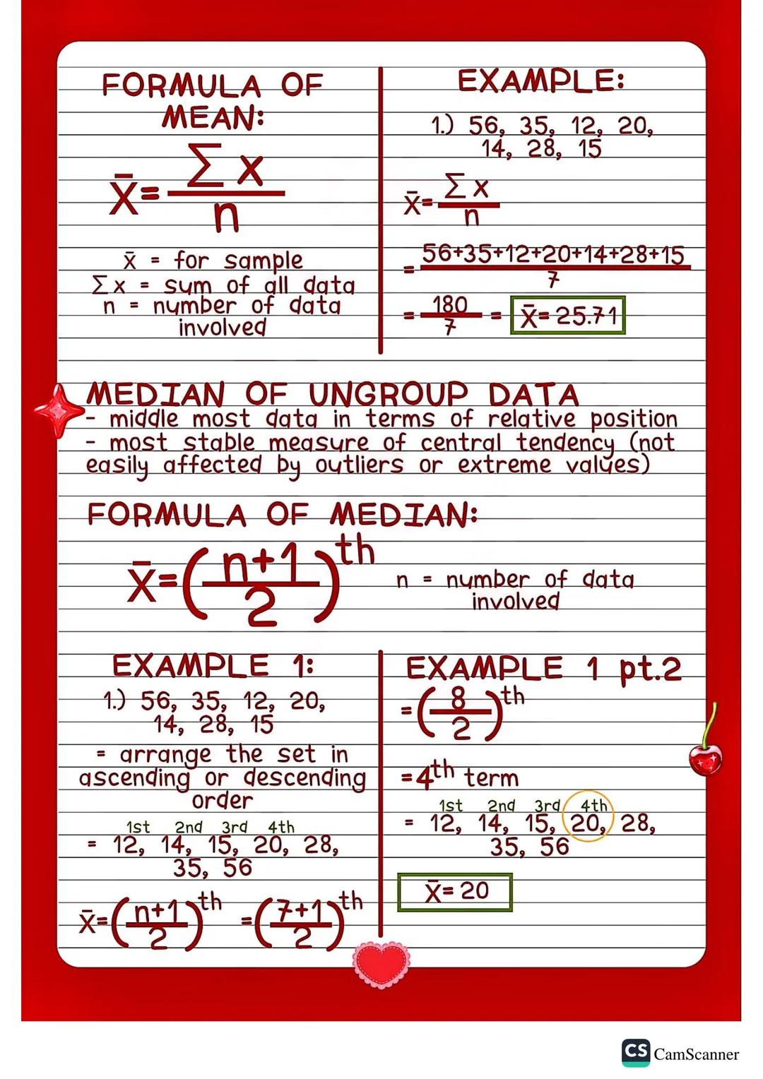 Reigh's
Notes
STATISTICS
Statistics and
Probability
SMTWTFS
- the science of conducting studies to collect,
organize, analyze, summarize, an