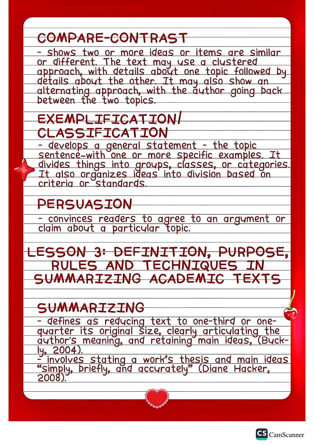 Reigh's
Notes
English for Academic and
Professional Purposes
SMTW
TFS
LESSON 2: TEXT STRUCTURE
TEXT STRUCTURE
- refers to the internal organ