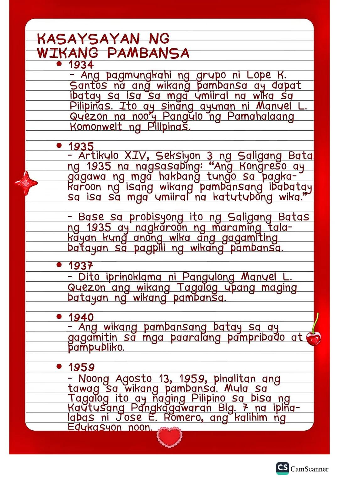# Reigh's
# Notes
Komunikasyon at Pananaliksik
Sa Wika at Kultura ng Pilipino
SMTWTFS
## LESSON 1: KONSEPTONG
PANGWIKA
WIKA
- Ang Salita