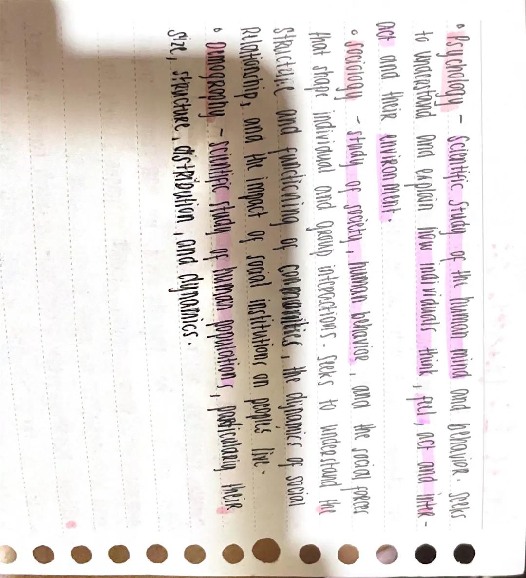 THE DISCIPLINES
Anthropology-studior human societies, cultures and behavior accross
Home and space. Seeks to understand the diversity of hu