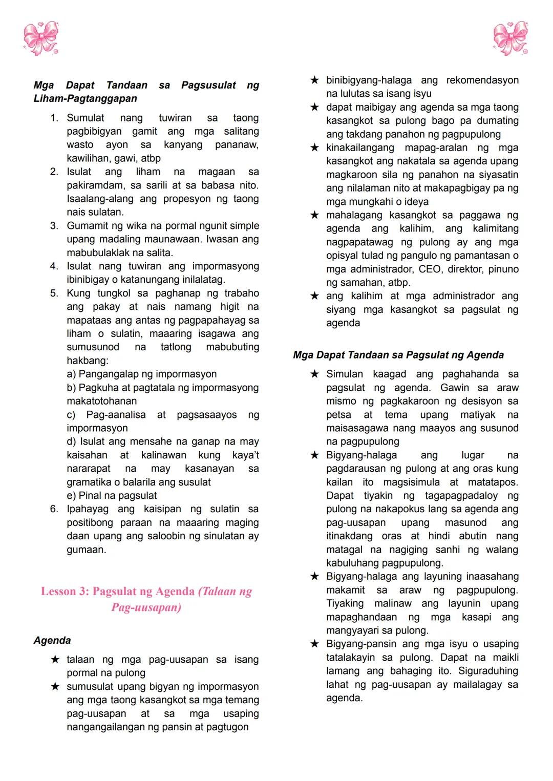Lesson 1: Iba't Ibang Uri ng Liham at
Pagsulat ng Resume
Liham Pagbati
Letter of Congratulations
★ nagkamit ng tagumpay, karangalan, o
bagay