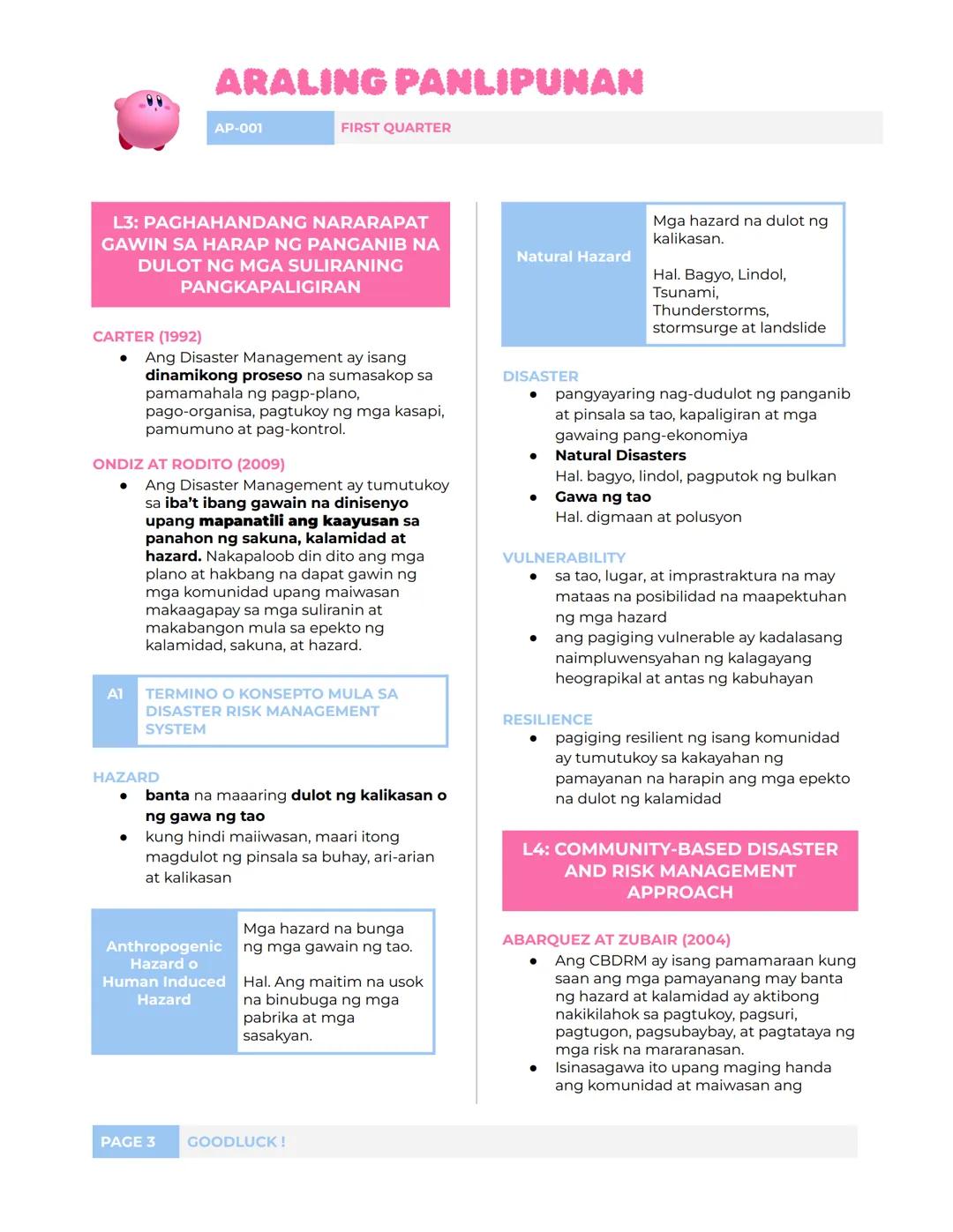 ## ARALING PANLIPUNAN
AP-001
FIRST QUARTER
## L1: KONTEMPORARYONG ISYU
### KONTEMPORARYONG ISYU
- maaring tumukoy sa anumang
kaganapan,