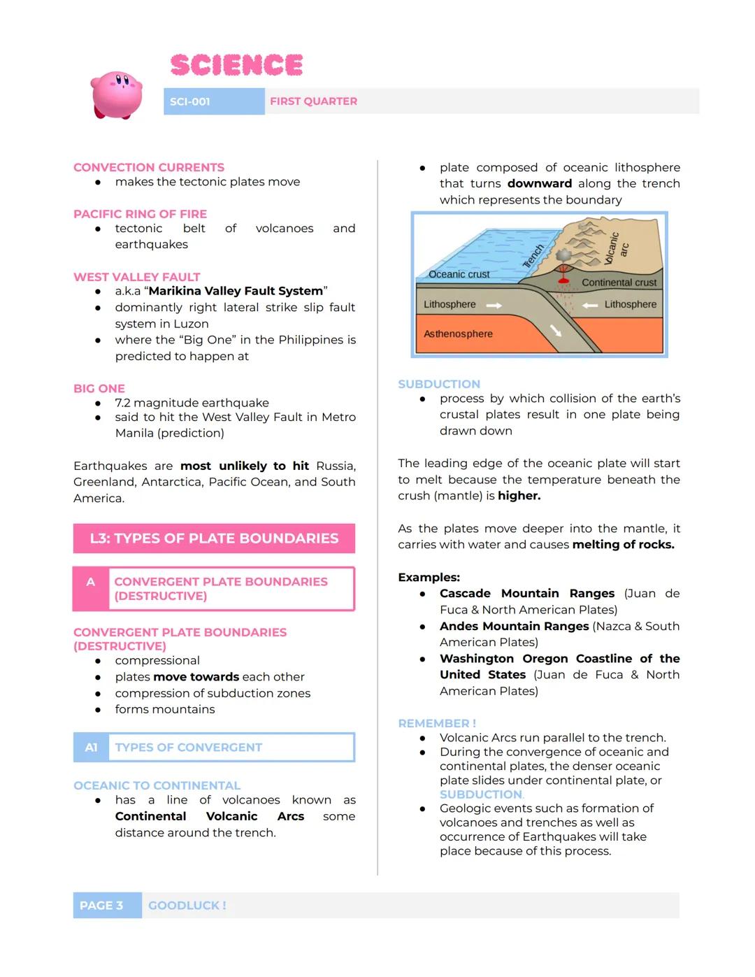 # SCIENCE
SCI-001 FIRST QUARTER
# L1: LOCATING THE EPICENTER
A DEFINITION
EARTHQUAKE
* happens when stored energy is suddenly released