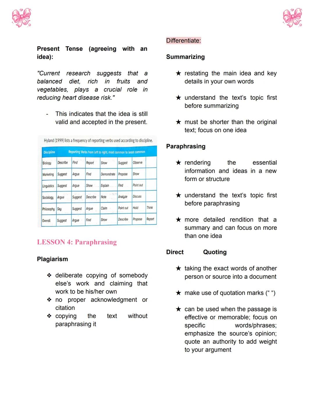 LESSON 1: Fundamentals of
Reading Academic texts
Academic Text
★ Discipline-specific text
★ Written by experts, professionals,
or
★ scholars
