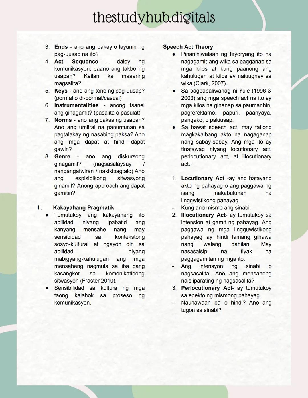 # KOMUNIKASYON AT PANANALKSIK
## Mga Konseptong Pangwika
### Kahulugan ng Wika
* Ang wika ay isang likas at makataong pamamaraan ng pagha