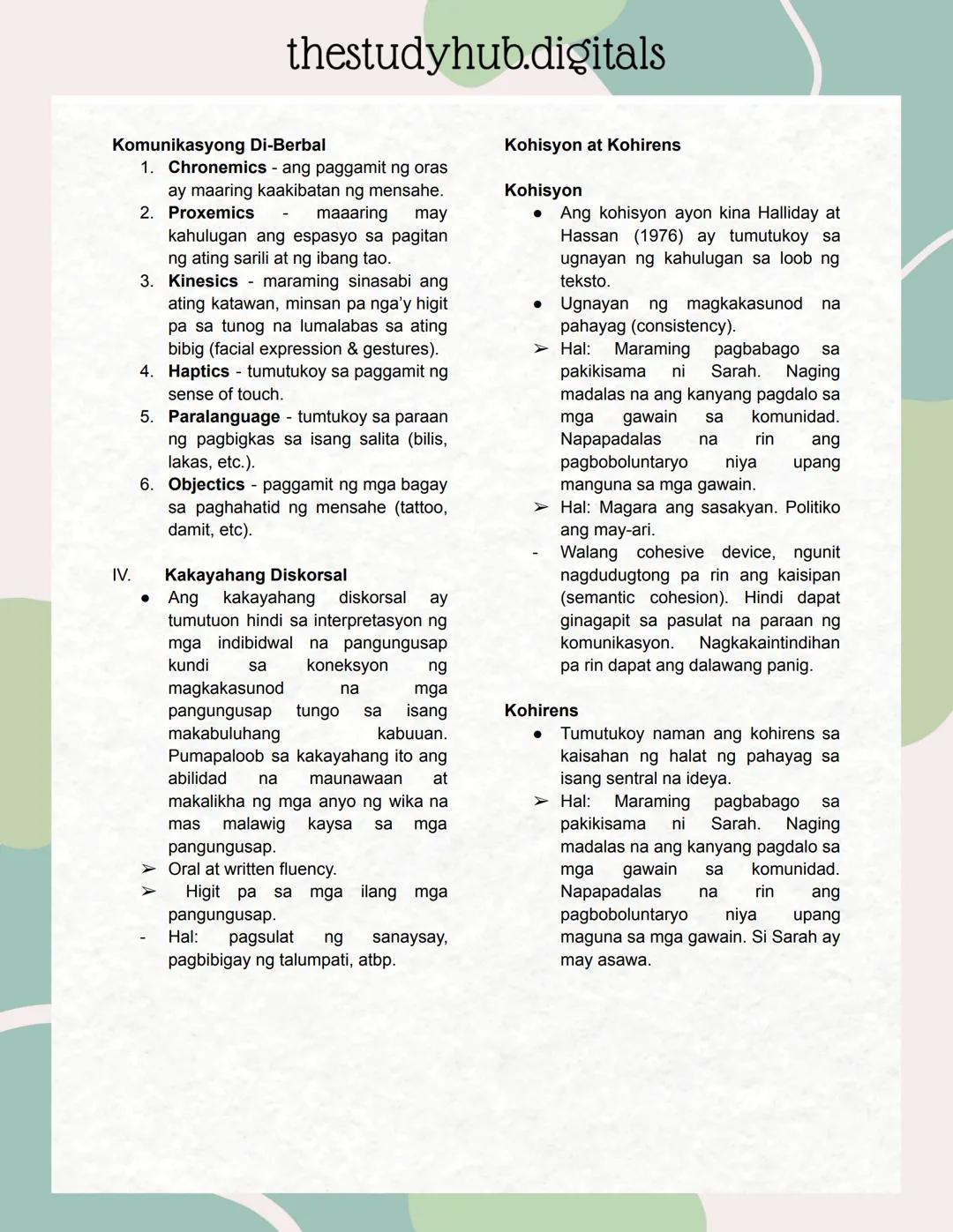 # KOMUNIKASYON AT PANANALKSIK
## Mga Konseptong Pangwika
### Kahulugan ng Wika
* Ang wika ay isang likas at makataong pamamaraan ng pagha