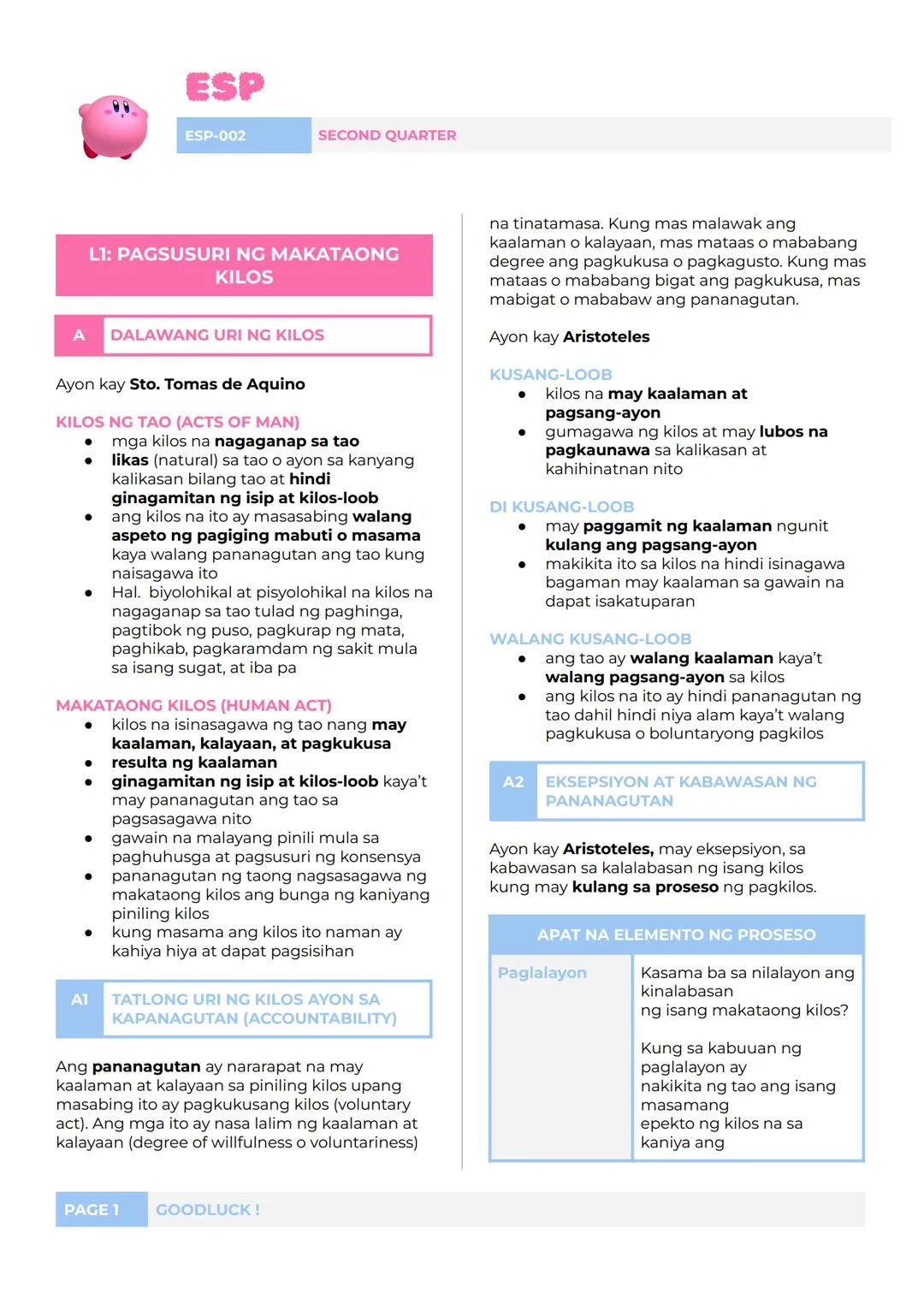 ESP G10 2ND QUARTER Reviewer