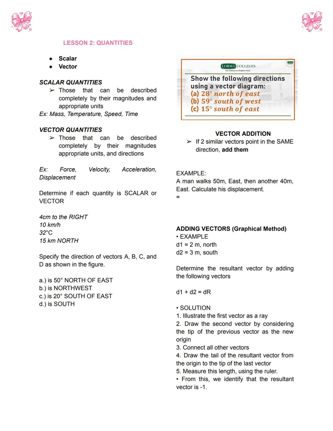 LESSON 1: INTRODUCTORY CONCEPTS
IN PHYSICS
MEASUREMENTS
* Physical variables, such as time,
temperature, and length, can be used to
quantita
