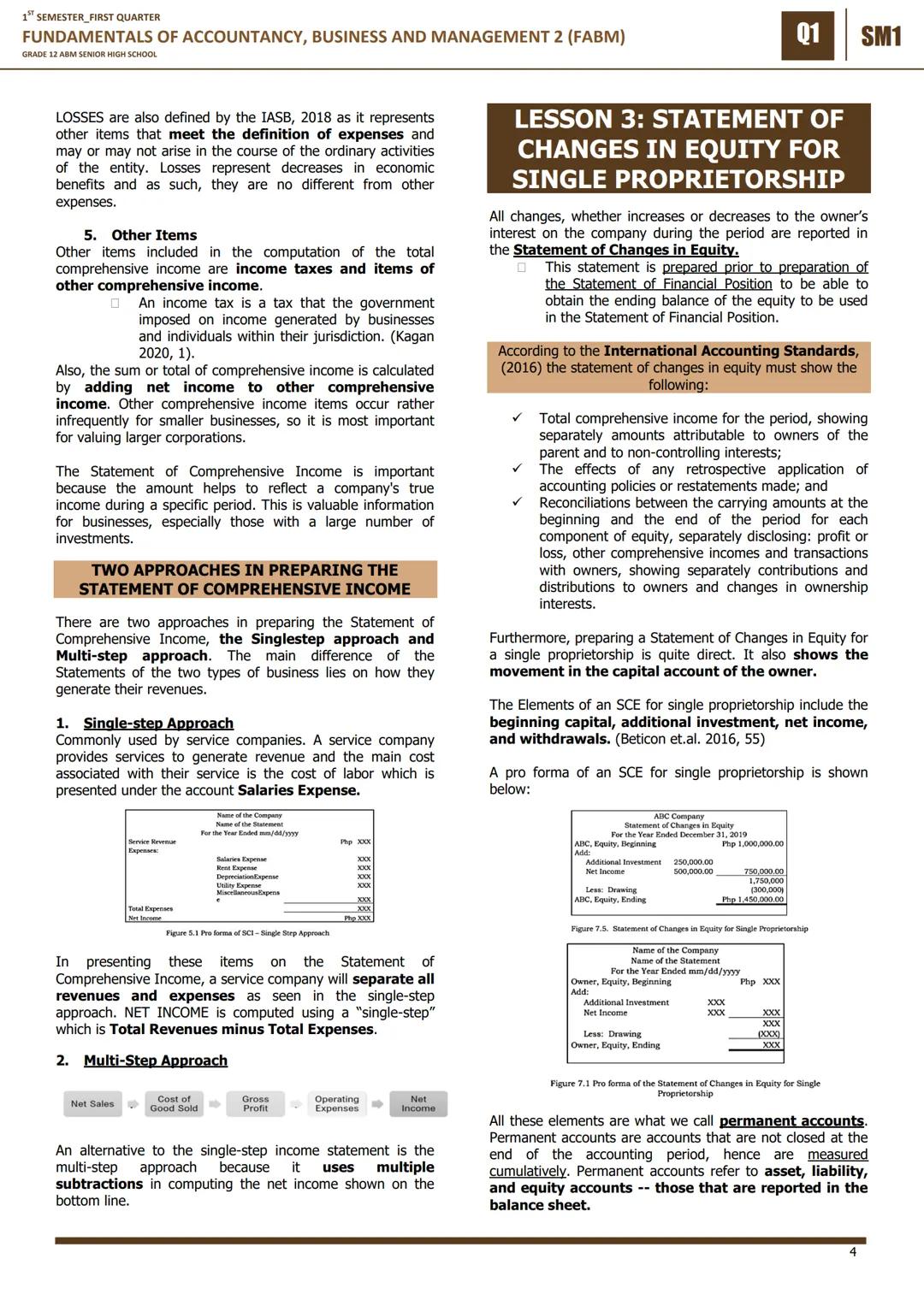 1 SEMESTER_FIRST QUARTER
FUNDAMENTALS OF ACCOUNTANCY, BUSINESS AND MANAGEMENT 2 (FABM)
GRADE 12 ABM SENIOR HIGH SCHOOL
Q1
SM1
LESSON 1: STAT