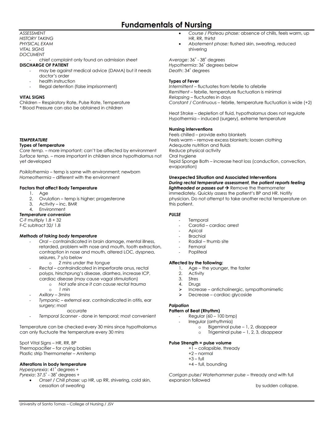 Fundamentals of Nursing
THEORETICAL FOUNDATIONS OF NURSING
Theory - set of concepts to explain a phenomenon
Paradigm - pattern
4 Metaparadig