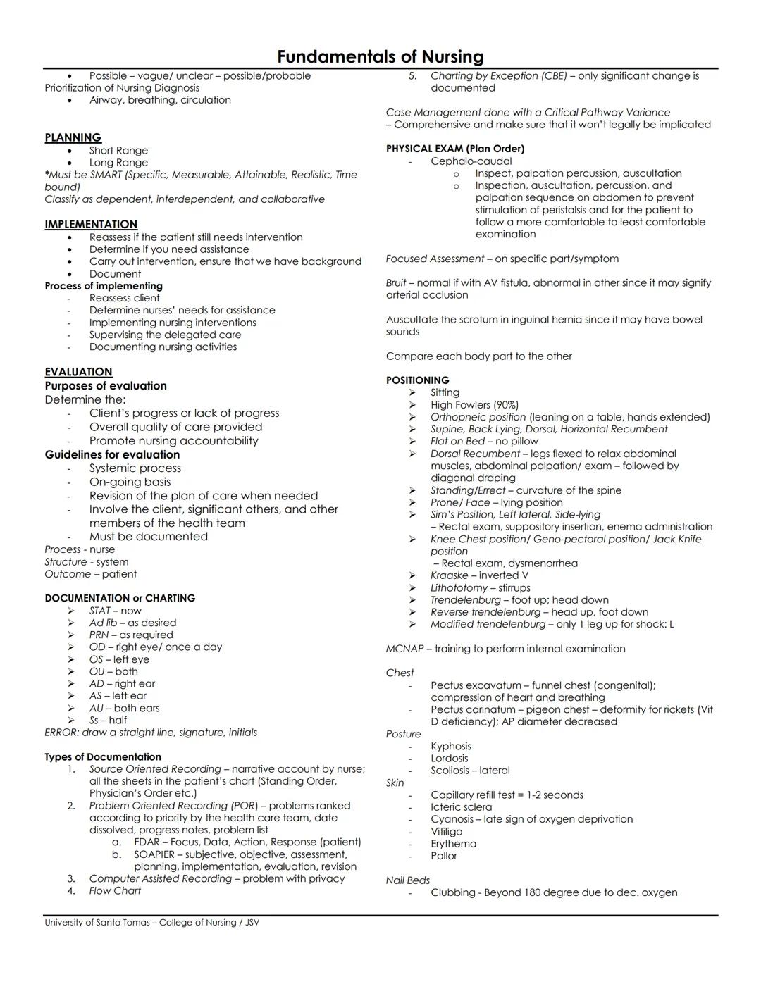 Fundamentals of Nursing
THEORETICAL FOUNDATIONS OF NURSING
Theory - set of concepts to explain a phenomenon
Paradigm - pattern
4 Metaparadig