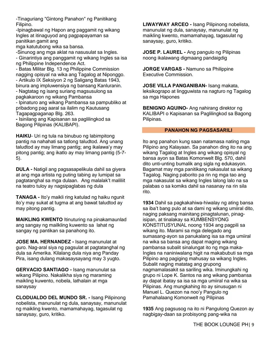 ## GRADE 12 STEM NOTES AND LECTURES
# Komunikasyon at Pananaliksik
โ THE BOOK LOUNGE PH โ
# KOMUNIKASYON AT PANANALIKSIK
SA WIKA AT KULTU