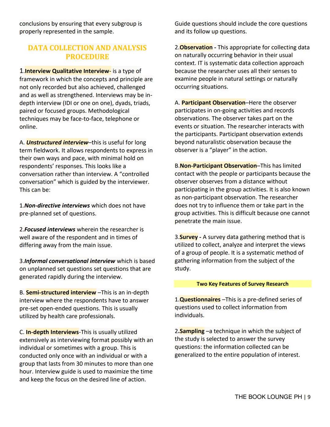 ## GRADE 12 STEM NOTES AND LECTURES
# Practical Research 1
--- THE BOOK LOUNGE PH ---
## COURSE MATERIAL 1
### The Nature of Inquiry and