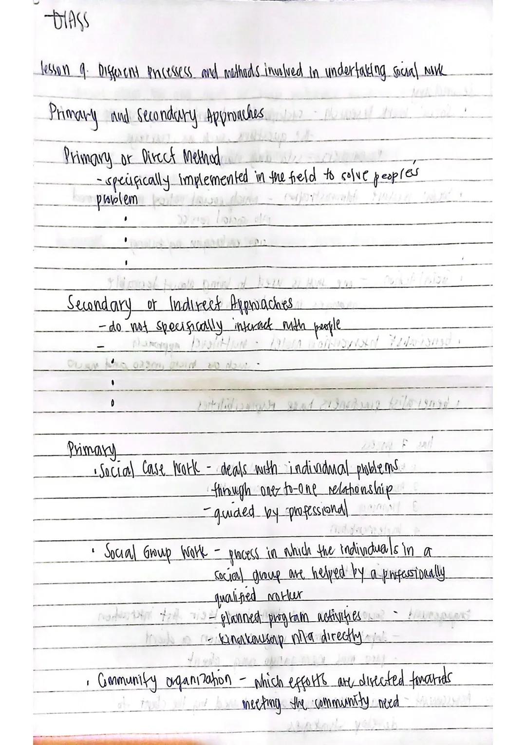 --- OCR Start ---
DIASS
IDsson 7. profile of social worket
inflation
A social worker - to enhance these people's well being and to help them