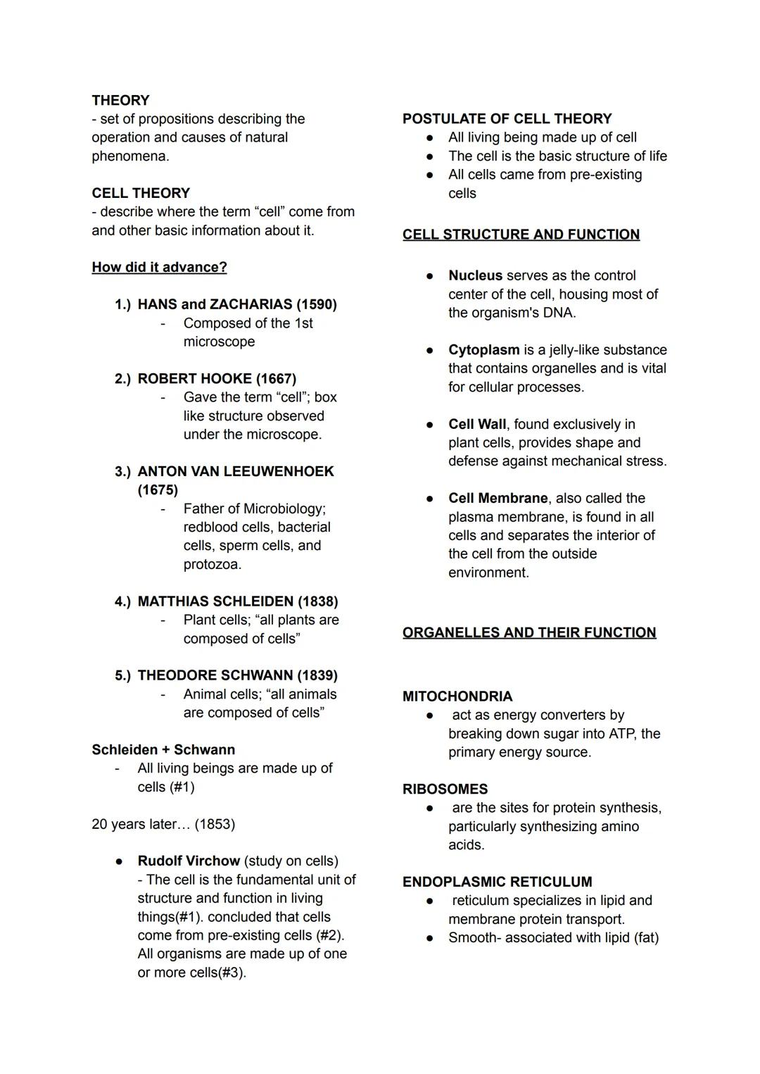 THEORY
- set of propositions describing the
operation and causes of natural
phenomena.
CELL THEORY
describe where the term "cell" come from