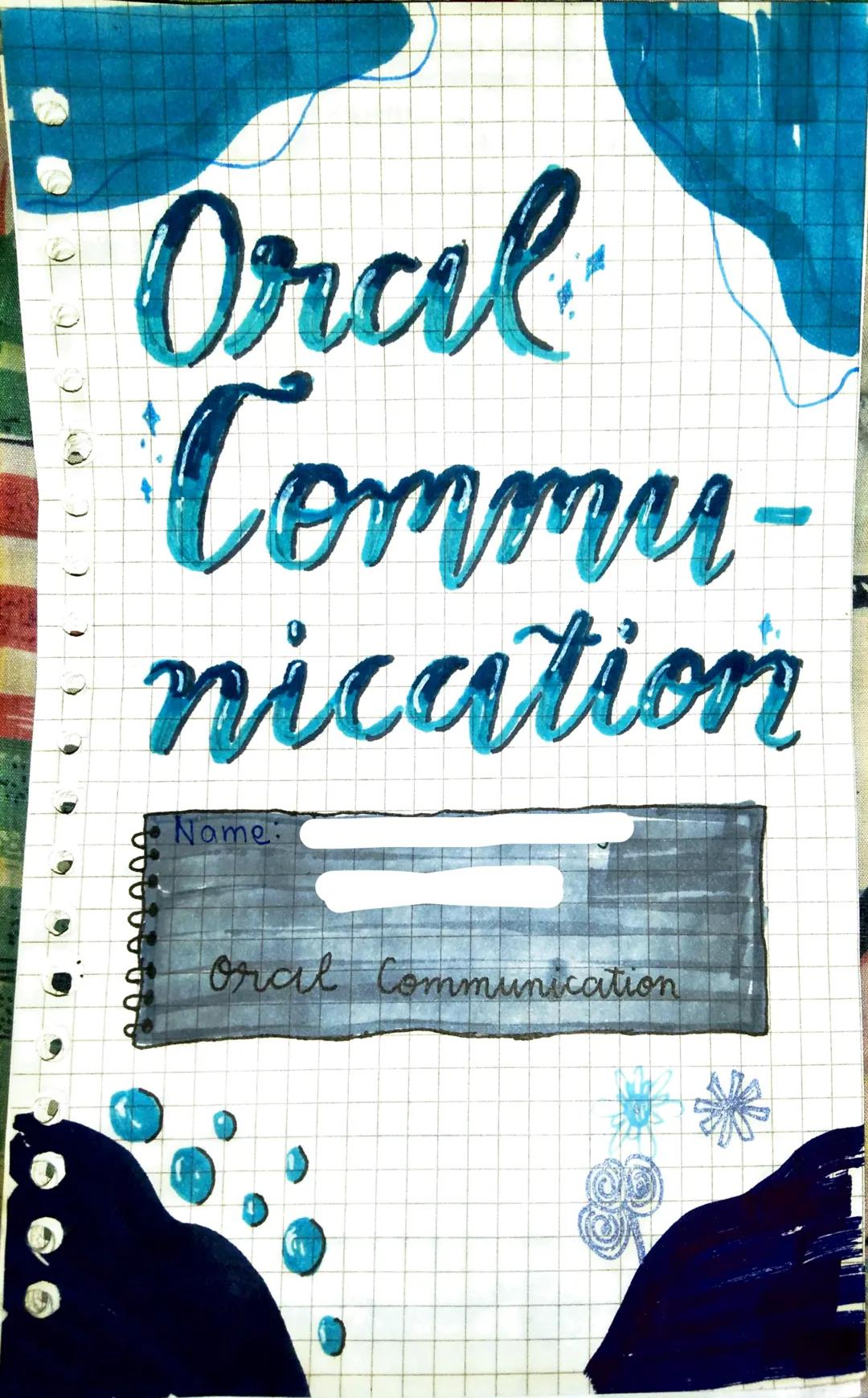 # Oral Communication
Name:
Oral Communication AUGUST 03, 2024
THE NATURE AND PROCESS
Lesson: OF COMMUNICATION
COMMUNICATION.
Communiccacat